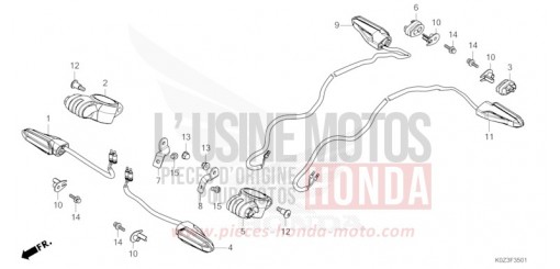 BLINKER (CB350RS/GB350S) GB350SS de 2025